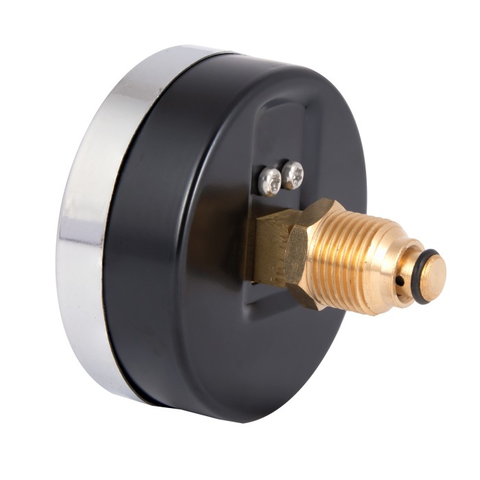 Термоманометр Thermo Alliance Standart 80 мм 1/2", заднє підмикання SD1736B Термоманометр Thermo Alliance Standart 80 мм 1/2", заднє підмикання SD1736B