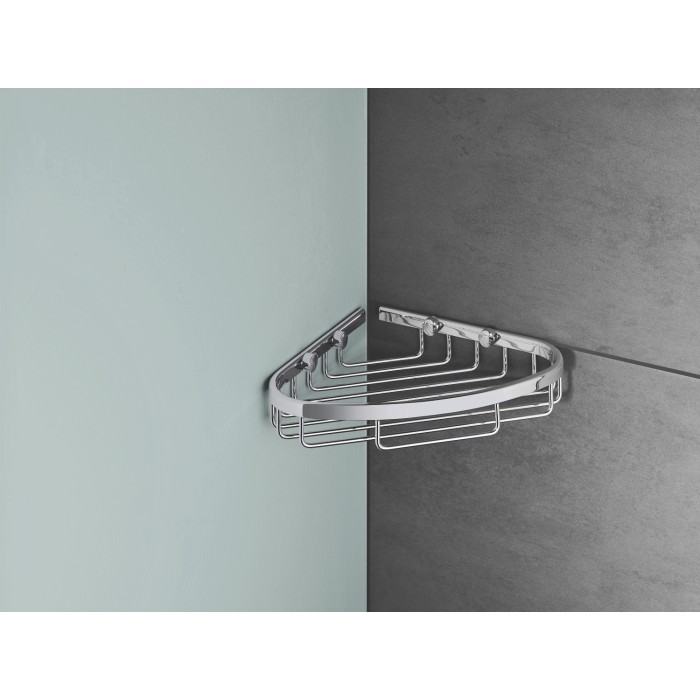 Велика кутова поличка-решітка Grohe Bau Cosmopolitan Neutral (40663001) Велика кутова поличка-решітка Grohe Bau Cosmopolitan Neutral (40663001)