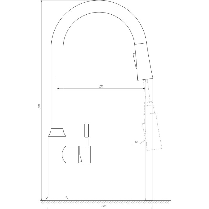 Змішувач для кухні Globus Lux ALPEN SBT1-2033-BB Змішувач для кухні Globus Lux ALPEN SBT1-2033-BB