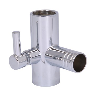 З`єднання стійки Qtap (72х61,5х52) для душової системи Vlasta New Chrome, Evia, Tern QTVLA7261552CRM49693