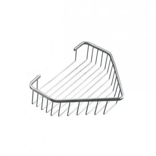 Полиця металева кутова Frap F335, 240х60 мм, хром