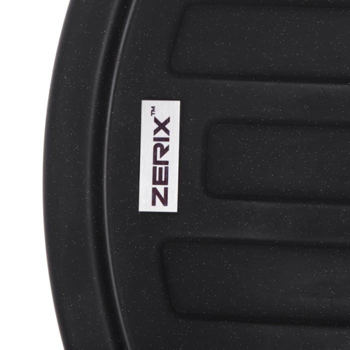 Мийка кухонна Zerix ZS-7750R-14 Чорний металік (ZX4562) Мийка кухонна Zerix ZS-7750R-14 Чорний металік (ZX4562)