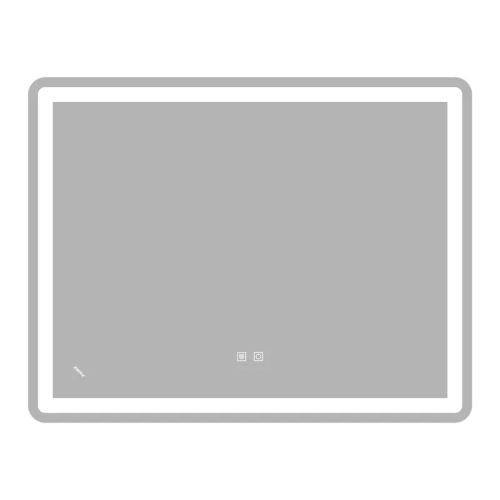 Дзеркало Zerix Mirra MR05-90x70-REVERSE з LED Touch, Anti-fog, димером, регулятором яскравості (ZX6059)