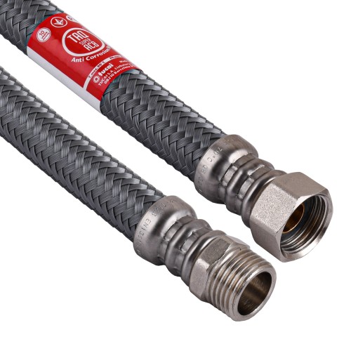 Шланг водяний TUCAI 1/2″x1/2″ ЗВ 0,4м SUPER АНТИКОРОЗІЯ TAQ МG-1212-400     204286
