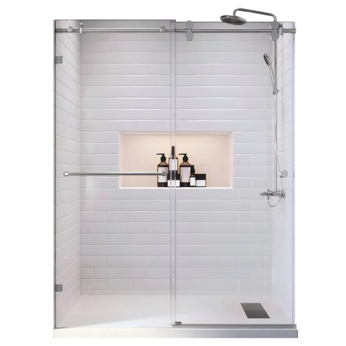 Двері в нішу Koer SR SD06-140x220-TR-01 прозоре скло Easy Clean 8мм, хром (KR5368) Двері в нішу Koer SR SD06-140x220-TR-01 прозоре скло Easy Clean 8мм, хром (KR5368)