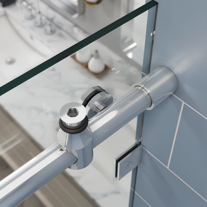 Двері в нішу Koer SR SD06-140x220-TR-01 прозоре скло Easy Clean 8мм, хром (KR5368) Двері в нішу Koer SR SD06-140x220-TR-01 прозоре скло Easy Clean 8мм, хром (KR5368)