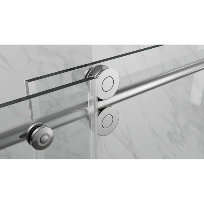 Двері в нішу Koer SR SD06-140x220-TR-01 прозоре скло Easy Clean 8мм, хром (KR5368) Двері в нішу Koer SR SD06-140x220-TR-01 прозоре скло Easy Clean 8мм, хром (KR5368)