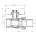 Кран з американкою 3/4" (Koer KR.227.W) білий (KR0097)