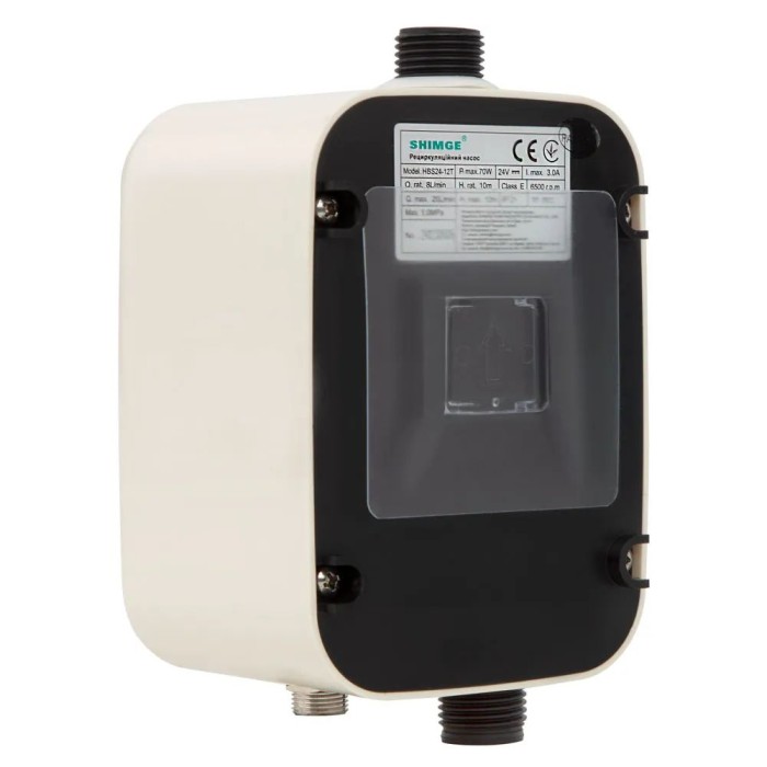 HBS24-12T SHIMGE блок рецирк.(Hmax=12м.Qmax=1.2м³) + гайка1/2"+ кабель зі штепс {8/1} HBS24-12T SHIMGE блок рецирк.(Hmax=12м.Qmax=1.2м³) + гайка1/2"+ кабель зі штепс {8/1}