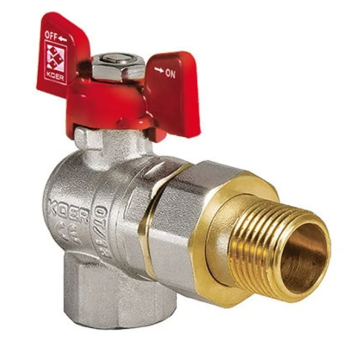Кран з американкою 3/4" (Koer KR.228) кутовий (KR0018)