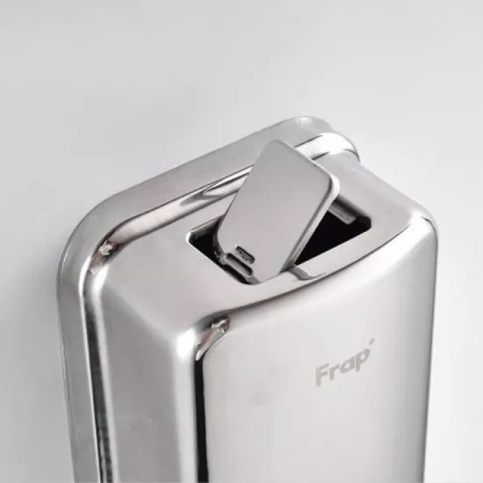 Диспенсер для мила Frap F402, хром, 800 мл Диспенсер для мила Frap F402, хром, 800 мл