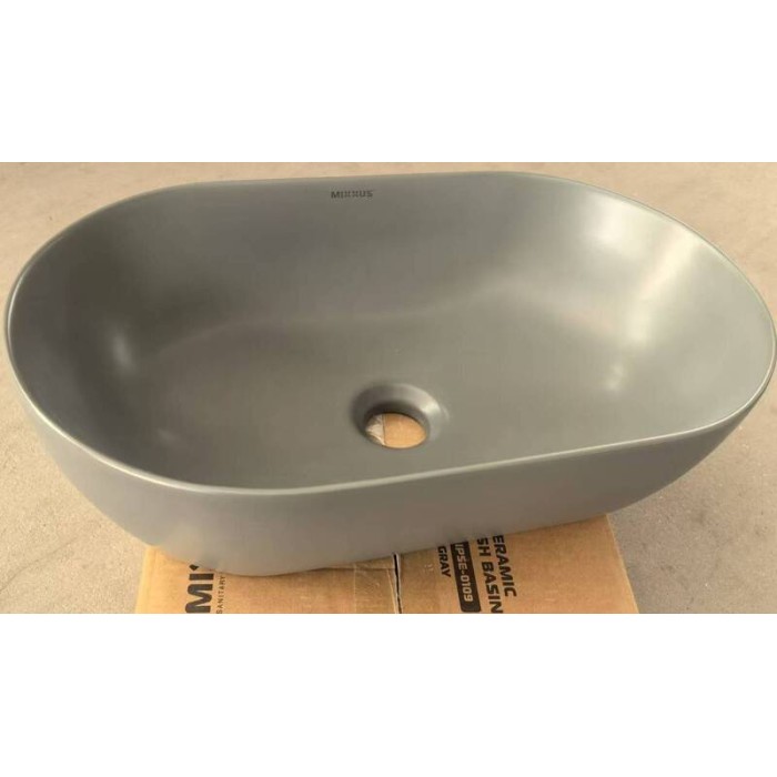 Раковина накладна Mixxus Premium ELLIPSE-0109 GRAY 500x300x140mm (MP6653) Раковина накладна Mixxus Premium ELLIPSE-0109 GRAY 500x300x140mm (MP6653)