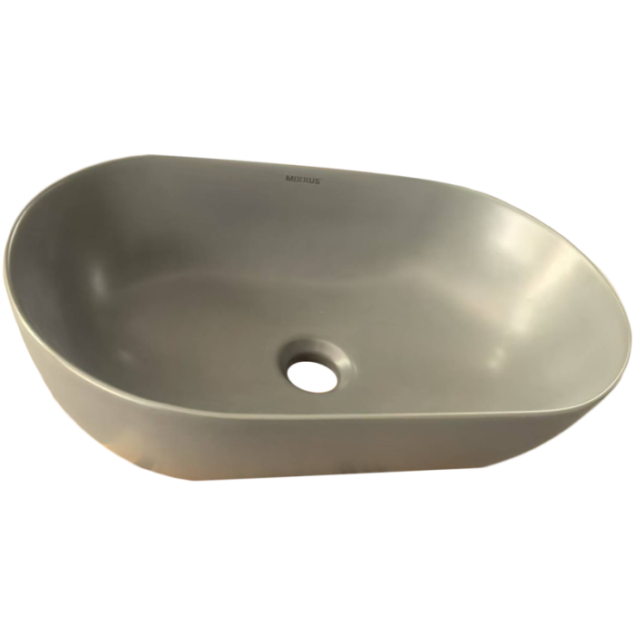 Раковина накладна Mixxus Premium ELLIPSE-0109 GRAY 500x300x140mm (MP6653) Раковина накладна Mixxus Premium ELLIPSE-0109 GRAY 500x300x140mm (MP6653)