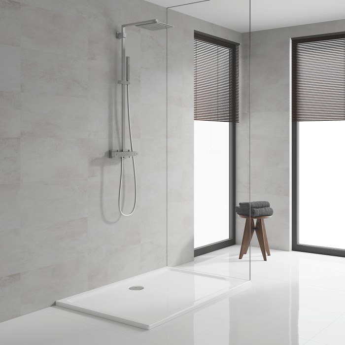 Душова система з термостатом для душа Grohe Euphoria Cube System (26087000) Душова система з термостатом для душа Grohe Euphoria Cube System (26087000)