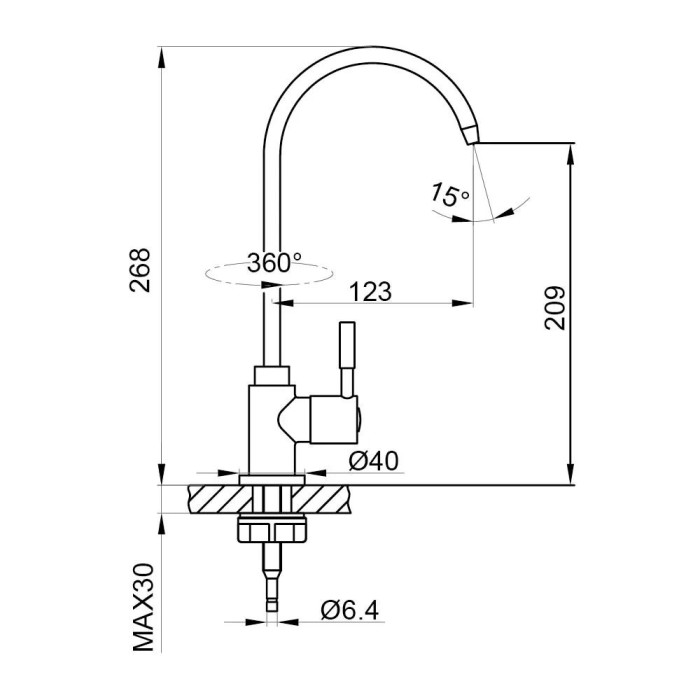 Монокран для фільтра Frap F1052-10, хром Монокран для фільтра Frap F1052-10, хром