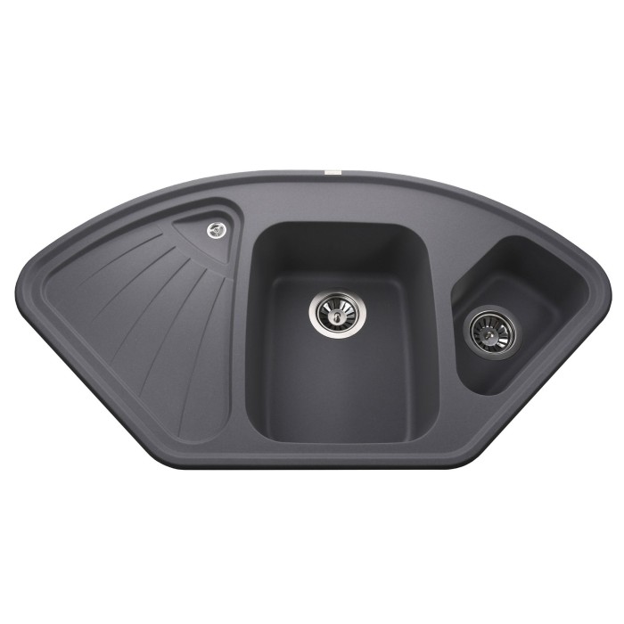 Гранітна мийка Globus Lux AVERNO сірий металік 1060x575мм-А0003 Гранітна мийка Globus Lux AVERNO сірий металік 1060x575мм-А0003