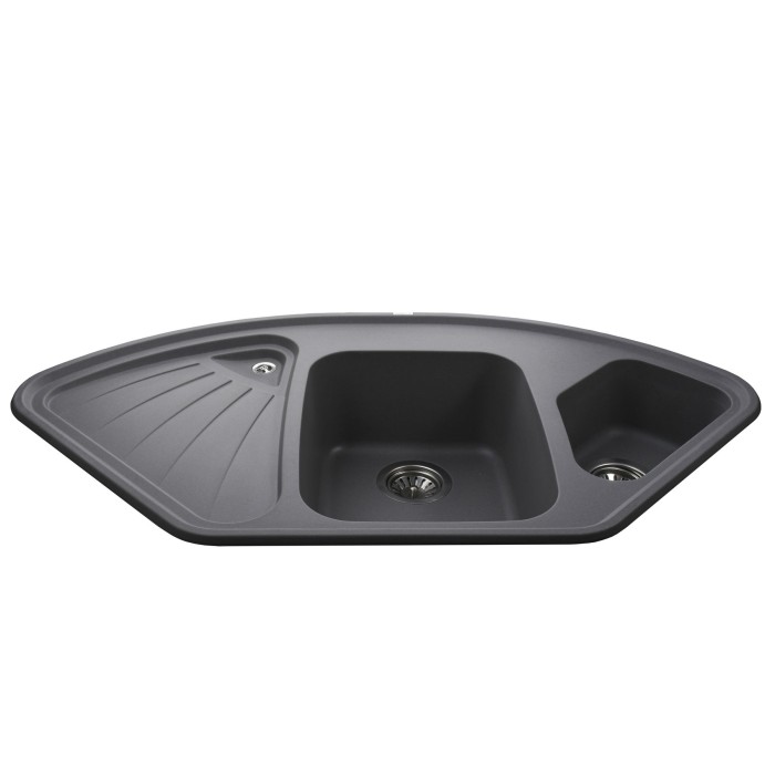 Гранітна мийка Globus Lux AVERNO сірий металік 1060x575мм-А0003 Гранітна мийка Globus Lux AVERNO сірий металік 1060x575мм-А0003