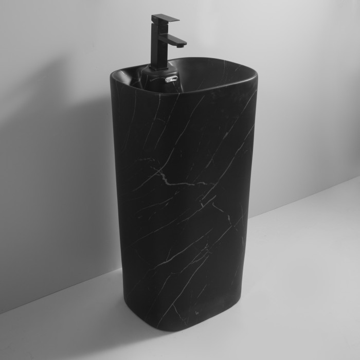 Раковина моноблок MIXXUS PREMIUM DIVERSE-1102 MARBLE 460х380х840mm з отвором під змішувач та переливом (MP6576) Раковина моноблок MIXXUS PREMIUM DIVERSE-1102 MARBLE 460х380х840mm з отвором під змішувач та переливом (MP6576)