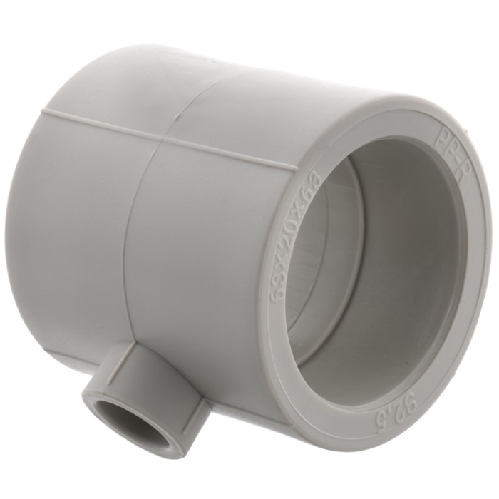 Трійник редукційний 63x20x63 PPR Koer K0051.PRO (KP0060) Трійник редукційний 63x20x63 PPR Koer K0051.PRO (KP0060)
