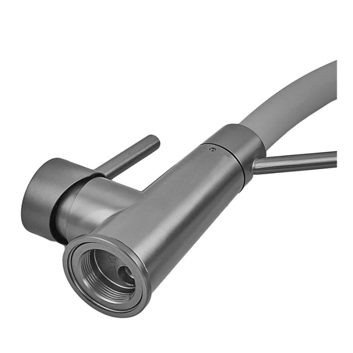 Змішувач для кухні з силіконовим виливом Zerix FUL-017 Graphite Refl.Gray з нерж. сталі SUS304 (кол.графіт) (ZX5996) Змішувач для кухні з силіконовим виливом Zerix FUL-017 Graphite Refl.Gray з нерж. сталі SUS304 (кол.графіт) (ZX5996)