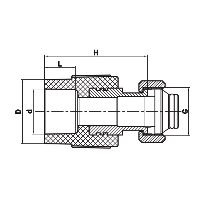 Муфта з євроконусом та накидною гайкою Koer K0240.PRO White - 20x3/4 PPR (KP3134) Муфта з євроконусом та накидною гайкою Koer K0240.PRO White - 20x3/4 PPR (KP3134)