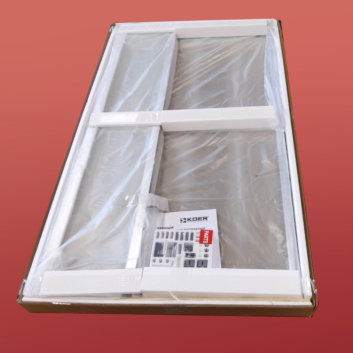 Шторки скляні на ванну Koer SR BS03-95x140-TR-01 прозоре скло 6мм, хром (KR5402) Шторки скляні на ванну Koer SR BS03-95x140-TR-01 прозоре скло 6мм, хром (KR5402)