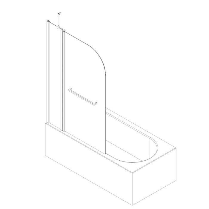 Шторки скляні на ванну Koer SR BS04-95x140-TR-07 прозоре скло 6мм, графіт (KR5404) Шторки скляні на ванну Koer SR BS04-95x140-TR-07 прозоре скло 6мм, графіт (KR5404)