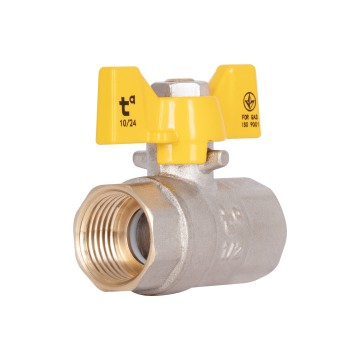 Кран кульовий Thermo Alliance Base 1/2" ВР для газу (метелик) SD602G15