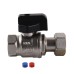 Кран кульовий для котла  3/4″  ARCO 150854 прямий з накидною гайкою