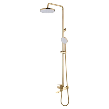 Душова колона зі змішувачем Mixxus Wilson 009-J Brushed Gold (Колір матове золото) (MI7124)