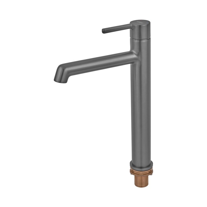 Змішувач для умивальника високий Koer KB-11029-07 Колір графіт (KR5496) Змішувач для умивальника високий Koer KB-11029-07 Колір графіт (KR5496)