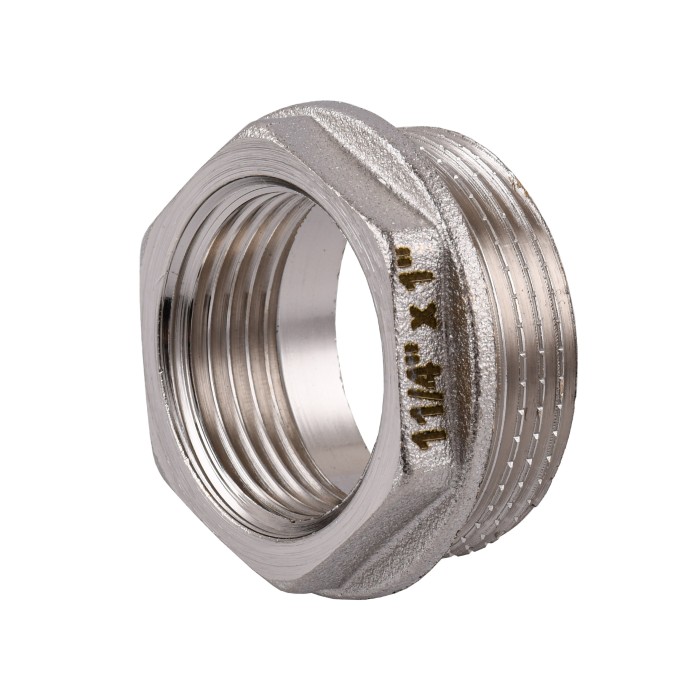 Футорка 1 1/4″х1″ЗВ нікельована NF653S OPTIMUM Футорка 1 1/4″х1″ЗВ нікельована NF653S OPTIMUM