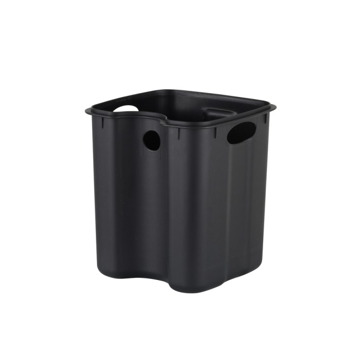 Відро для сміття з плавним закриттям квадратне Zerix Kubix-TC0106 Black 6 л колір чорний (ZX5890) Відро для сміття з плавним закриттям квадратне Zerix Kubix-TC0106 Black 6 л колір чорний (ZX5890)