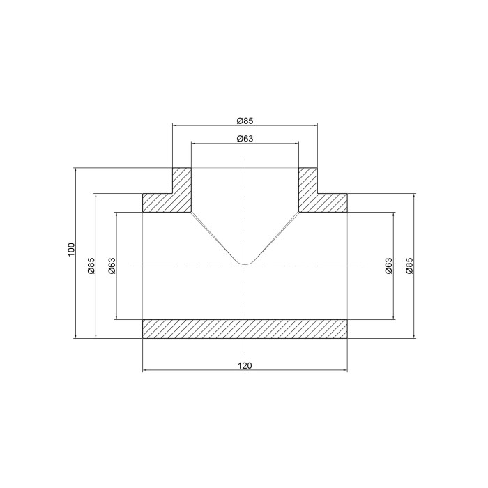 Трійник PPR Thermo Alliance 63 Трійник PPR Thermo Alliance 63