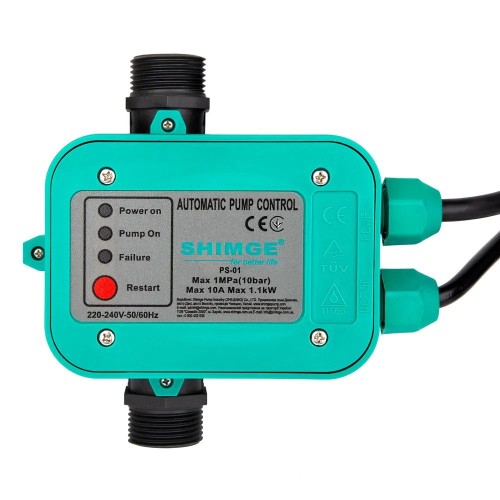 PS-01L SHIMGE (РОЗЕТКА)  контрол. тиск. + кабель 1,3 м*2 {12}