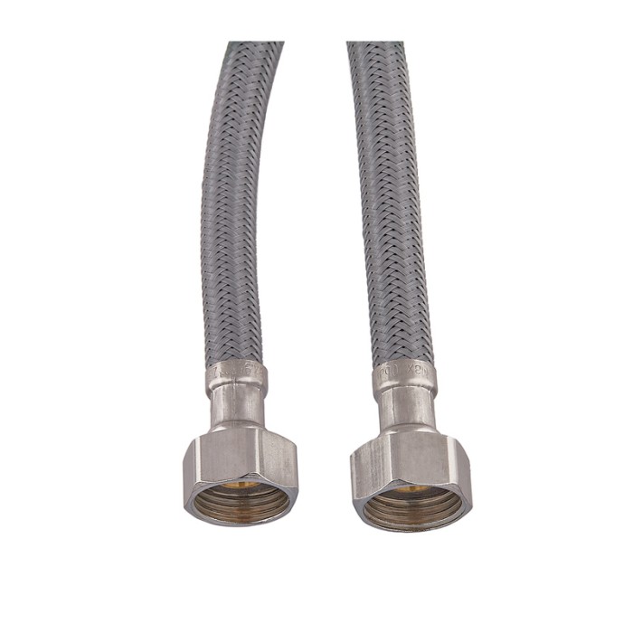 Гнучке підведення Zerix ZHN-02-F1/2"xM10-040 (нейлонове обплетення, гайки нерж) (пара) (ZX5156) Гнучке підведення Zerix ZHN-02-F1/2"xM10-040 (нейлонове обплетення, гайки нерж) (пара) (ZX5156)