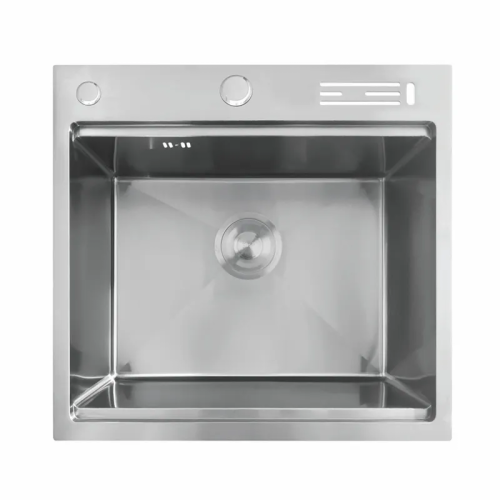 Мийка Mixxus MH5050-SK NANO-SILVER (3.0/0.8) з н.ст. зі сходинкою для суш.,з підст.під ножі(нерж.)(MX1939)
