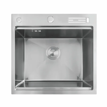 Мийка Mixxus MH5050-SK NANO-SILVER (3.0/0.8) з н.ст. зі сходинкою для суш.,з підст.під ножі(нерж.)(MX1939)