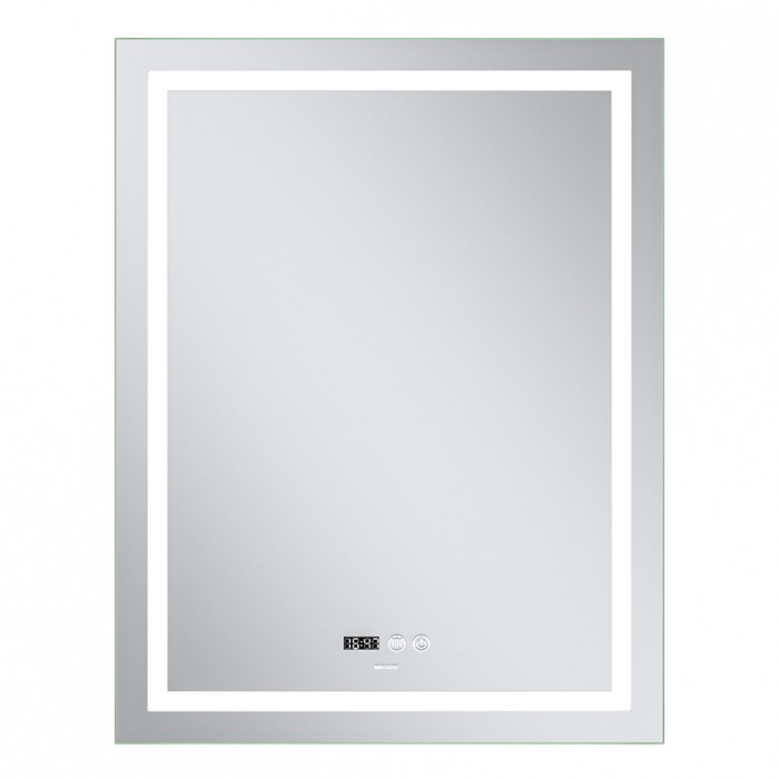 Дзеркало Mixxus Premium FLASH MR21-60x80 з Led Touch, Anti-fog, димером, регулятором яскравості, годинником (MP6617) Дзеркало Mixxus Premium FLASH MR21-60x80 з Led Touch, Anti-fog, димером, регулятором яскравості, годинником (MP6617)