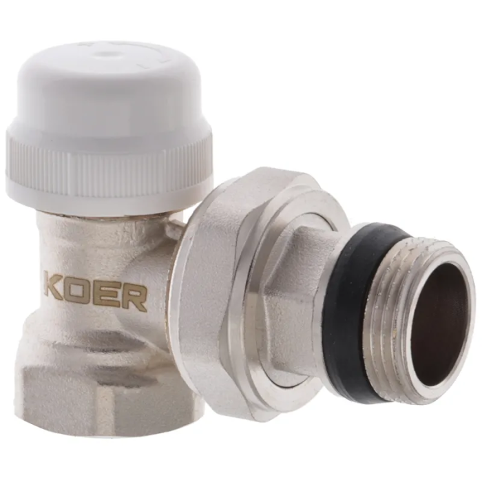 Кран термостатичний кутовий 3/4" Koer KR.921-GI (KR2683) Кран термостатичний кутовий 3/4" Koer KR.921-GI (KR2683)