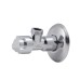 Кран приладовий буксовий Icma 1/2" х3/8" кутовий №519