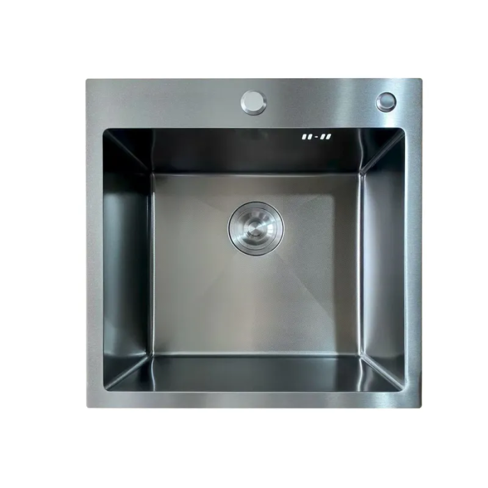 Мийка Mixxus MH5050 Micro Decor Graphite (3.0/0.8) з нерж. сталі (колір графіт) (MI8213) Мийка Mixxus MH5050 Micro Decor Graphite (3.0/0.8) з нерж. сталі (колір графіт) (MI8213)