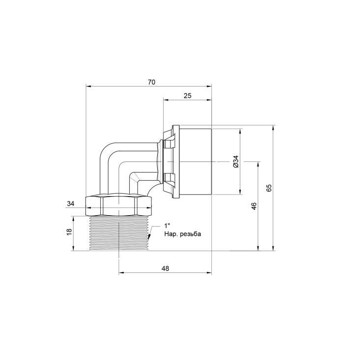 Кутик прес Icma 32х1" ЗР №404 Кутик прес Icma 32х1" ЗР №404