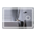 Дзеркало Mixxus Premium QUADRO MR20-100x70 з Led Touch, Anti-fog, димером, регулятором яскравості, лінзою (MP6622)