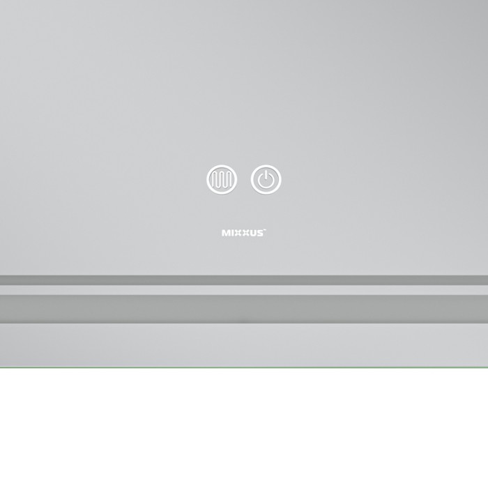 Дзеркало Mixxus Premium QUADRO MR20-100x70 з Led Touch, Anti-fog, димером, регулятором яскравості, лінзою (MP6622) Дзеркало Mixxus Premium QUADRO MR20-100x70 з Led Touch, Anti-fog, димером, регулятором яскравості, лінзою (MP6622)