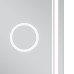 Дзеркало Mixxus Premium QUADRO MR20-100x70 з Led Touch, Anti-fog, димером, регулятором яскравості, лінзою (MP6622)