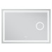 Дзеркало Mixxus Premium QUADRO MR20-100x70 з Led Touch, Anti-fog, димером, регулятором яскравості, лінзою (MP6622)