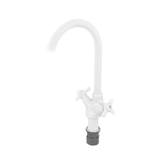 Змішувач для кухні Plamix Pablo-275 White (без підведення) (PM0669) Змішувач для кухні Plamix Pablo-275 White (без підведення) (PM0669)