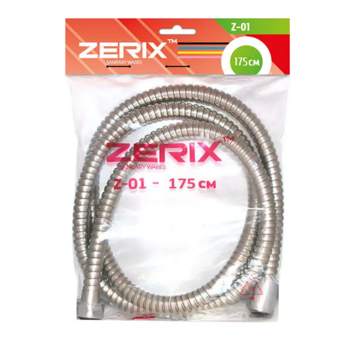 Шланг для душа ZERIX Chr.Z-01 (175 см) (ZX0199) Шланг для душа ZERIX Chr.Z-01 (175 см) (ZX0199)
