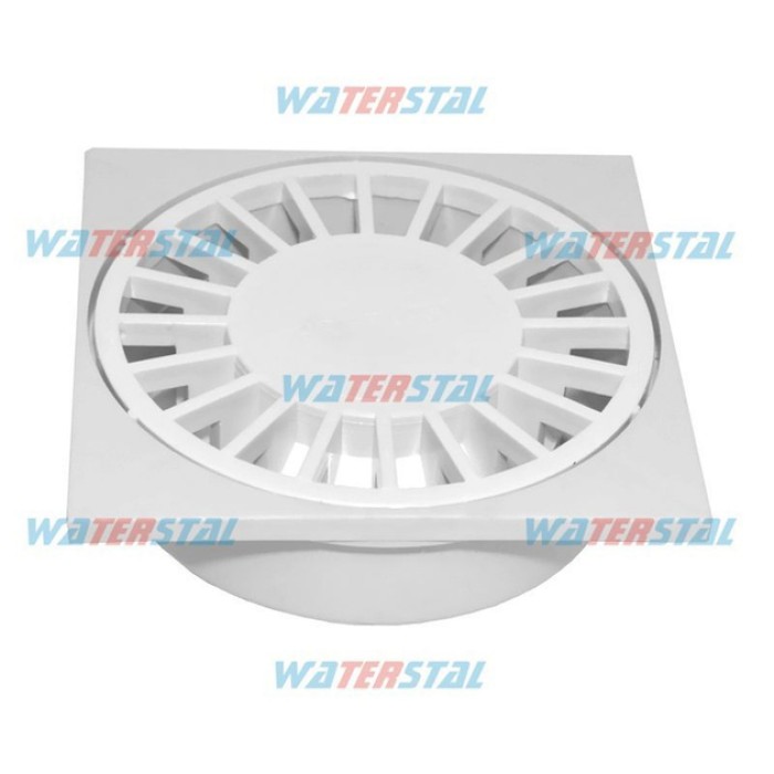 Трап 150*150 мм, нижнє відведення Ø110, пластиковий ″Waterstal″ (YS 115) Трап 150*150 мм, нижнє відведення Ø110, пластиковий ″Waterstal″ (YS 115)